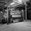 Huntingtowerfield, Bleach and Dye Works, Interior
View looking NW showing 3 roll blow blueing mangle 100'' face