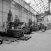 Paisley, MacDowall Street, Caledonia Engineering Works, Interior
View of boiler shop looking SE showing 2 Asquith radial drills (nearest 5' 10'' model with 4'6'' model behind)