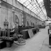 Paisley, MacDowall Street, Caledonia Engineering Works, Interior
View looking S in E bay of boiler shop showing several massive box tables