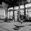 Paisley, MacDowall Street, Caledonia Engineering Works, Interior
View of boiler shop looking NE showing boom type submerged arc welding machine which is made by British Oxgen