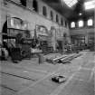 Paisley, MacDowall Street, Caledonia Engineering Works, Interior
View of heavy machine shop looking SE showing horizontal mill and boring machine (made by Asquith)