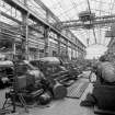 Coatbridge Engine Works, Engineering Shop; Interior
View from SW in central (No. 1) bay; on the right is Craven No. 146 centre lathe (45cm swing), to the left is Lang No. 122 centre lathe