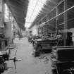 Coatbridge Engine Works, Engineering Shop; Interior
View showing small centre lathes looking NE along E side of main workshop