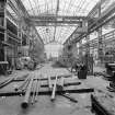 Coatbridge Engine Works, Engineering Shop; Interior
View looking NE in W (No. 3) bay of Engineering shop, boring bar in right mid ground