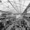 Coatbridge Engine Works, Engineering Shop; Interior
View from overhead crane looking NE along W (No. 3) bay