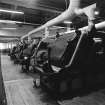 Paisley, Ferguslie Thread Mills, No. 1 Mill; Interior
View of two drum carding machines on 1st flat