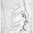 Publication drawing; plan of fermtoun, Glen Shee. Photographic copy. 