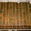 North chapel, view of painted ceiling.