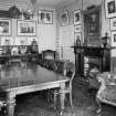 Edinburgh, Boswall Road, Manor House, interior.
View of dining room.