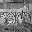 Edinburgh, Portobello, 18 Windsor Place, Windsor Lodge.
View of cast iron railing fronting basement area.