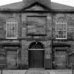 Edinburgh, Bellfield Street, Portobello Old and Regent Street Parish Church.
Detail of lower part of East front.