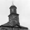 Edinburgh, Bellfield Street, Portobello Old and Regent Street Parish Church.
Detail of bell tower.