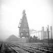 Coatbridge, Coaling Tower and Motive Power Depot
View from E showing ENE front of coaling tower with part of gasworks and engine shed in background