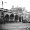 Glasgow, West George Street, Queen Street Station
View from N showing WNW front of Dundas Street entrance