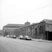 Glasgow, 14 St Marnock Street, Crownpoint Carpet Works
View from S showing WSW front of weaving sheds