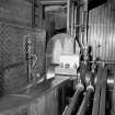 Glasgow, 14 St Marnock Street, Crownpoint Carpet Works, Interior
View showing corliss engine which is made by Fullerton, Hodgart and Barclay