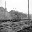 Glasgow, Govan Goods Yard
View from S showing Fairfield locomotive with Clydeside Ventilating Works in background