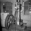 Hamilton, Portland Place, Gasworks, Interior
View showing Marshall single cylinder vertical (ex Lanark)