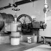 Hamilton, Portland Place, Gasworks, Interior
View showing number 2 exhauster and engine (Waller of Strand)