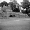 Ceres, Bishops Bridge
View from NW showing N front of bridge with Masons Lodge in background
