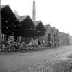 Glasgow, 45 Ruby Street, Dalmarnock Tram Depot
View during demolition showing interior and structural details