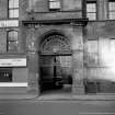 Glasgow, 324 Abercromby Street, Clyde Street Home.
View of entrance gate