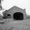 Newtyle, Old Station
View from ESE showing SE front of train shed