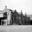 Coplaw Tram Depot
View from S showing ESE front of 522 Pollokshaws Road