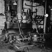 Blairgowrie, Keithbank Mill, Interior
View showing cylinder and valve gear of Carmichael engine