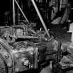 Blairgowrie, Keithbank Mill, Interior
View showing valve gear of Carmichael engine