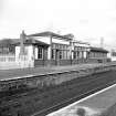 Stewarton, Station
View from S showing SSW and ESE fronts of central platform building