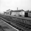 Stewarton, Station
View from NE showing ESE and NNE fronts of central platform building