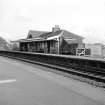 Stewarton, Station
View from SW showing WNW front and part of SSW front of main station building