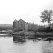 Paisley, Bladda Mill, Saucel Mills
View from N, weir on left
