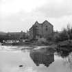 Paisley, Bladda Mill, Saucel Mills
View from NE, weir on left