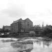 Paisley, Bladda Mill, Saucel Mills
View from NE, weir on left