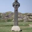 Iona, St Martin's Cross.
General view from East.