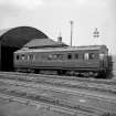 Falkirk, Wallace Street, Springfield Railway Yard
View of GNSR Royal Saloon carriage with sheds in background