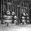 Kirkcudbright, Gasworks, Interior
View showing retorts