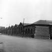 Glasgow, 240 Hawthorn Street, Possilpark Tram Depot
View from W showing NNW front