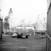 Glasgow, Clydebrae Street, Water Row
View of Russian dredgers in former Harland and Wolff fitting out basins