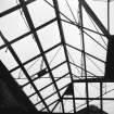 Glasgow, West George Street, Queen Street Station; Interior
View upwards showing iron girder roof consruction