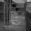New Lanark, The School; Interior
Detail of steps and balustrade of musician's gallery