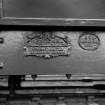 Throsk, Royal Naval Armament Depot
View of maker's plate of former Glasgow and South Western Railways corridor coach