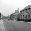 Galashiels, Hudderfield Street, Bridge Mill
View from SE showing part of SSW front of main block of Bridge Mill with house and Waverley Ironworks in centre
