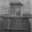 Edinburgh, 99 Kirkgate, Trinity Hospital.
Detail of carved stone.