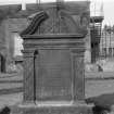 Churchyard: Headstone, John Pew, 1729,  Malt Man