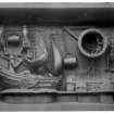 Edinburgh, Tolbooth Wynd, general.
Detail of carved stone on no. 40 representing import of wine.