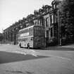 Glasgow, 66-84 (even no's) Highburgh Road, Terraced Houses
View from ESE showing part of SSW front of numbers 66-84 with bus (registration number PYS 961G) travelling along Highburgh Road