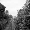 Edinburgh, York Road, Trinity Station
Distant view from SSE